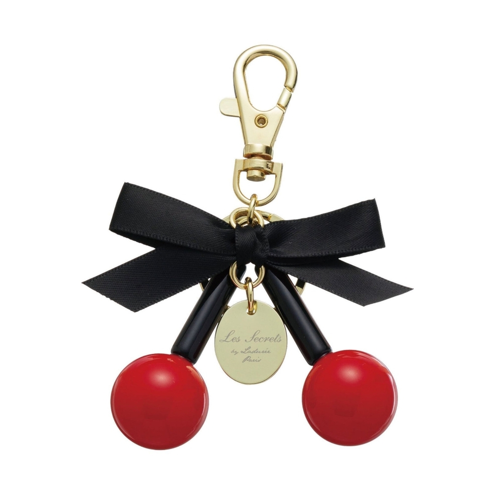 Ladurée Bow Macarons Keyring - Red Cherry